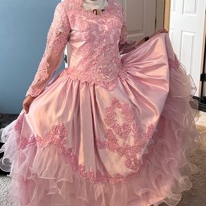 Quinceañera dress pink prom